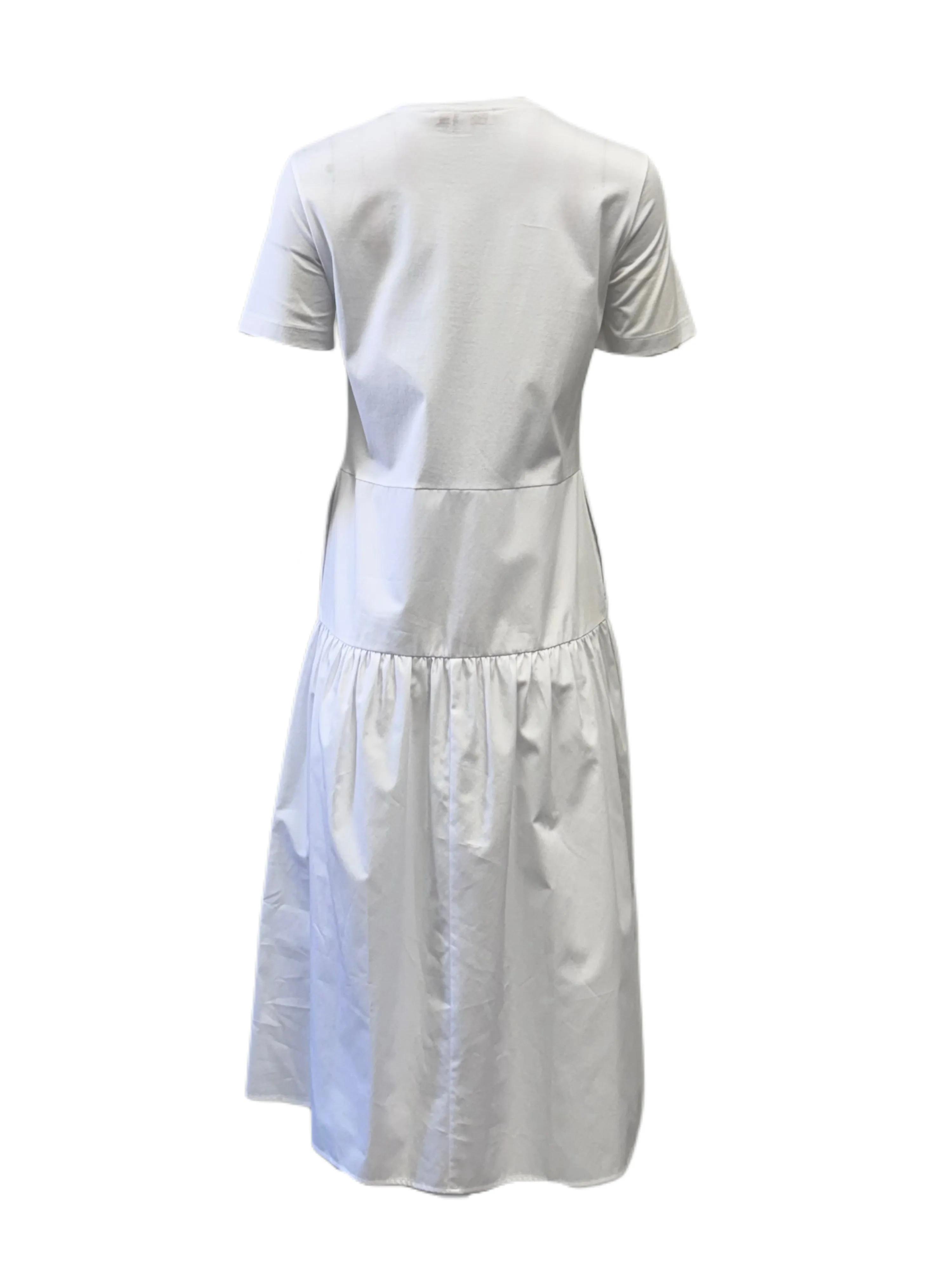 Max Mara Women's White Santos Pullover Shift Dress NWT
