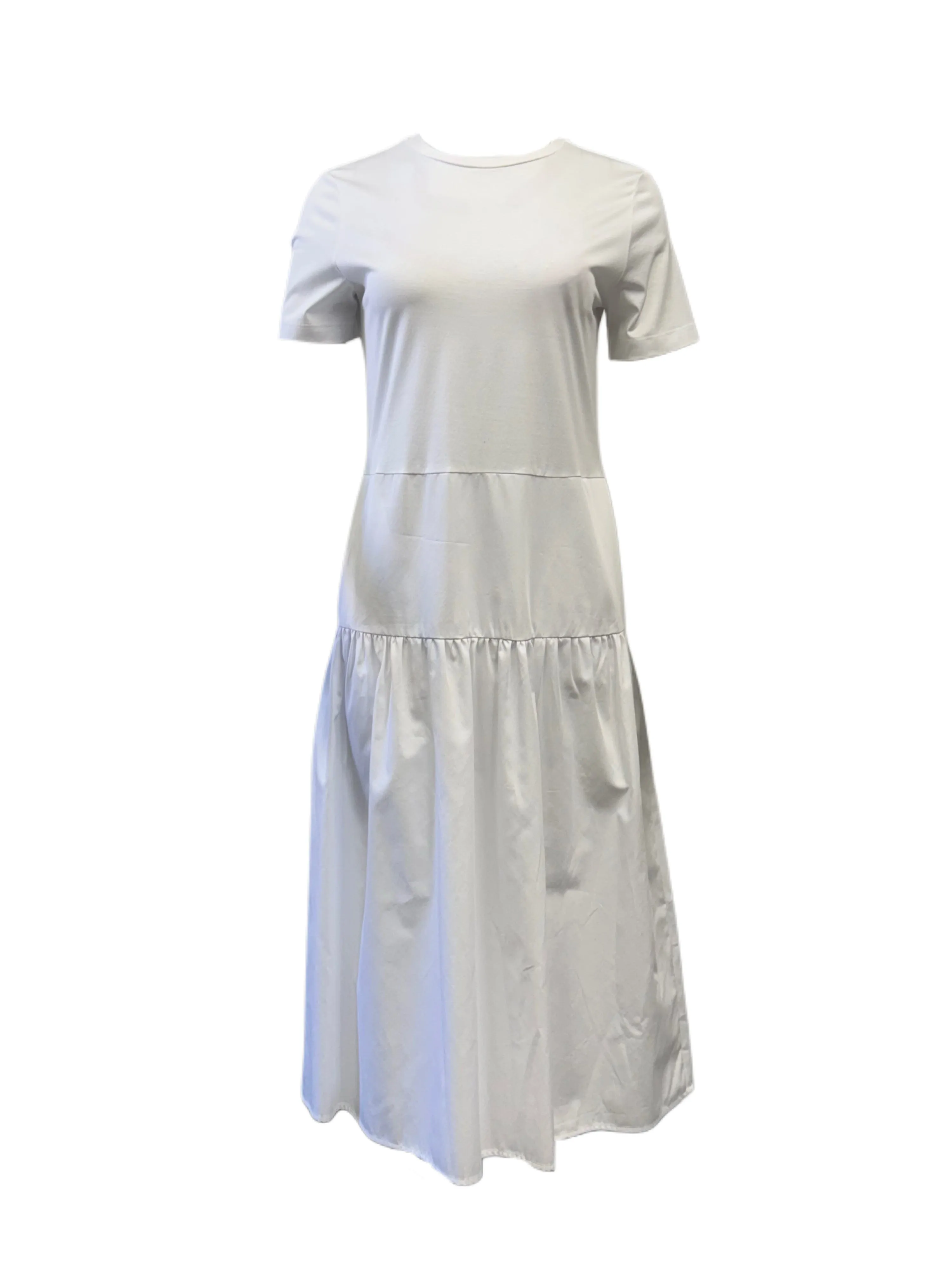 Max Mara Women's White Santos Pullover Shift Dress NWT