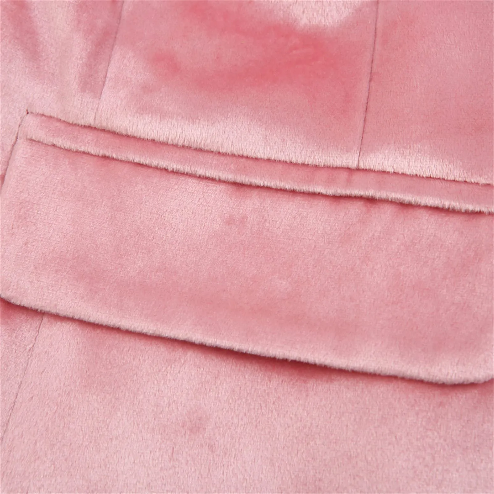 Men's Premium Velvet Blazer Jacket Slim Fit Solid Shawl Lapel Tuxedo Suit One Button Dinner Party Prom Sport Coat (Pink,X-Small)