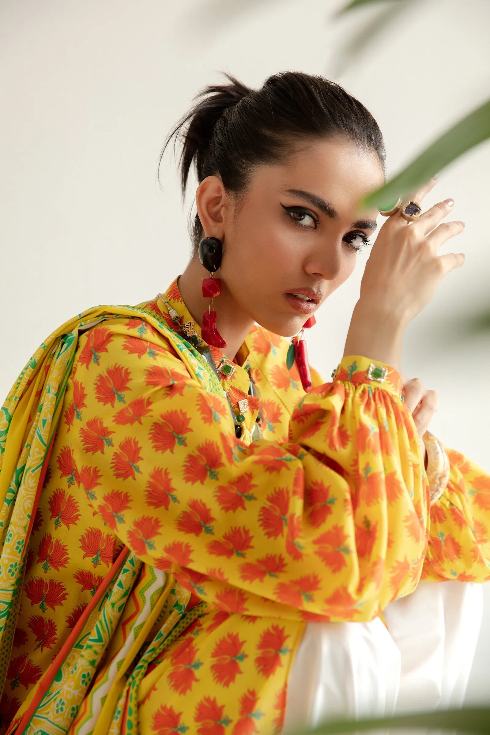 MERAL (ZRW-20941) | Zaha RTW Poplin Collection 2023 | Stitched Lawn Cambric Cotton Suits