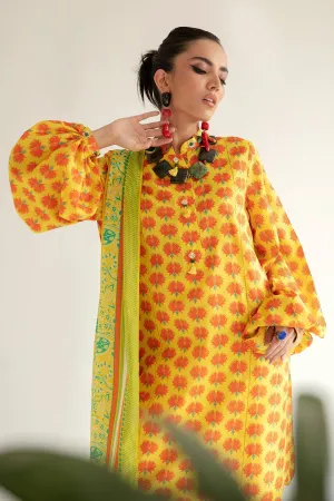 MERAL (ZRW-20941) | Zaha RTW Poplin Collection 2023 | Stitched Lawn Cambric Cotton Suits