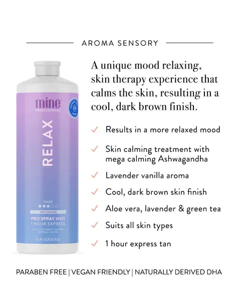 Minetan Relax Pro Mist 33.8 oz