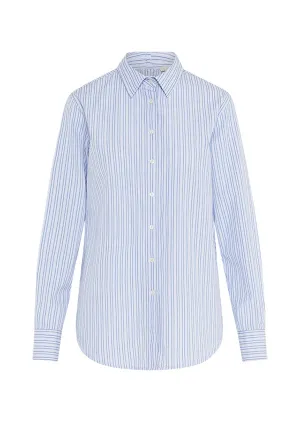 MIRROR STRIPED POPELINE SHIRT