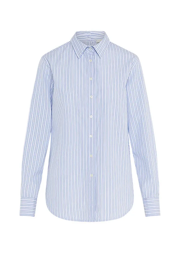MIRROR STRIPED POPELINE SHIRT