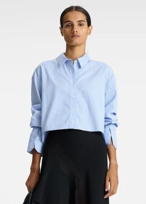Monica II Top (Spring Navy/White)
