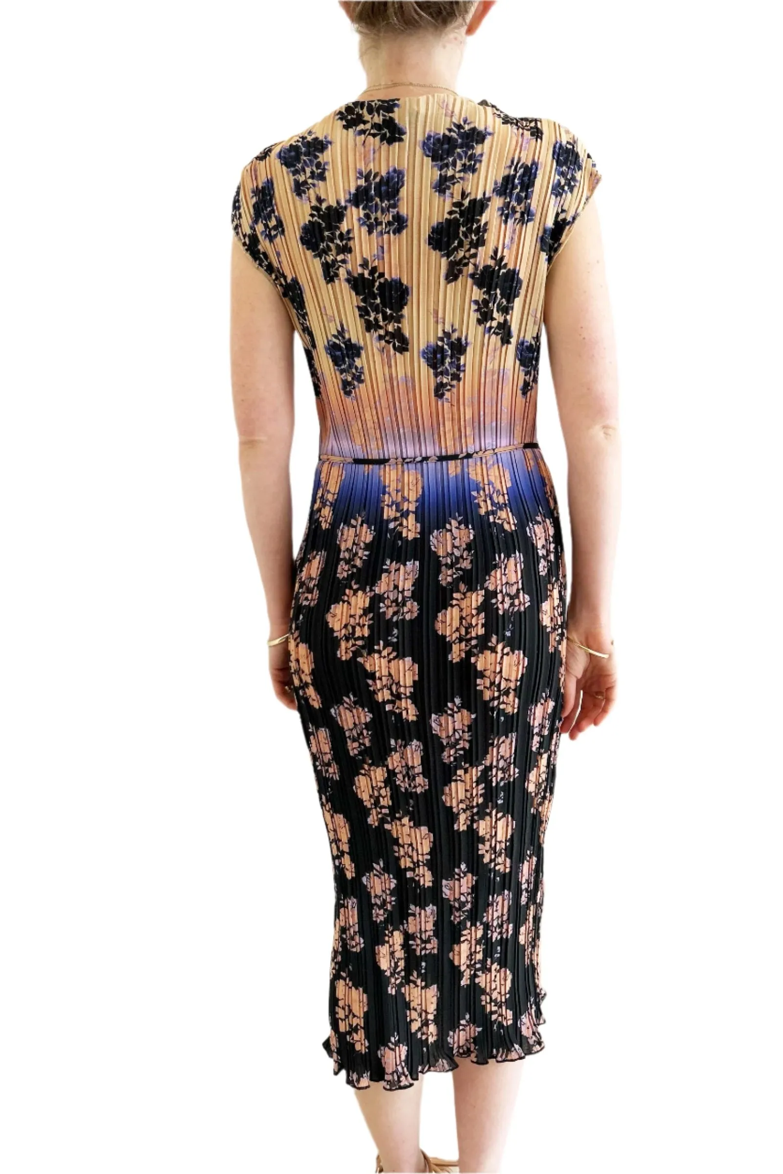 No.6 Julien Dress in Dip Dye Shadow Floral