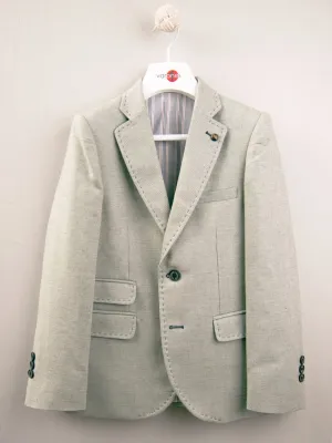 One Varones Boys Moss Green Blazer:- 10-0406984
