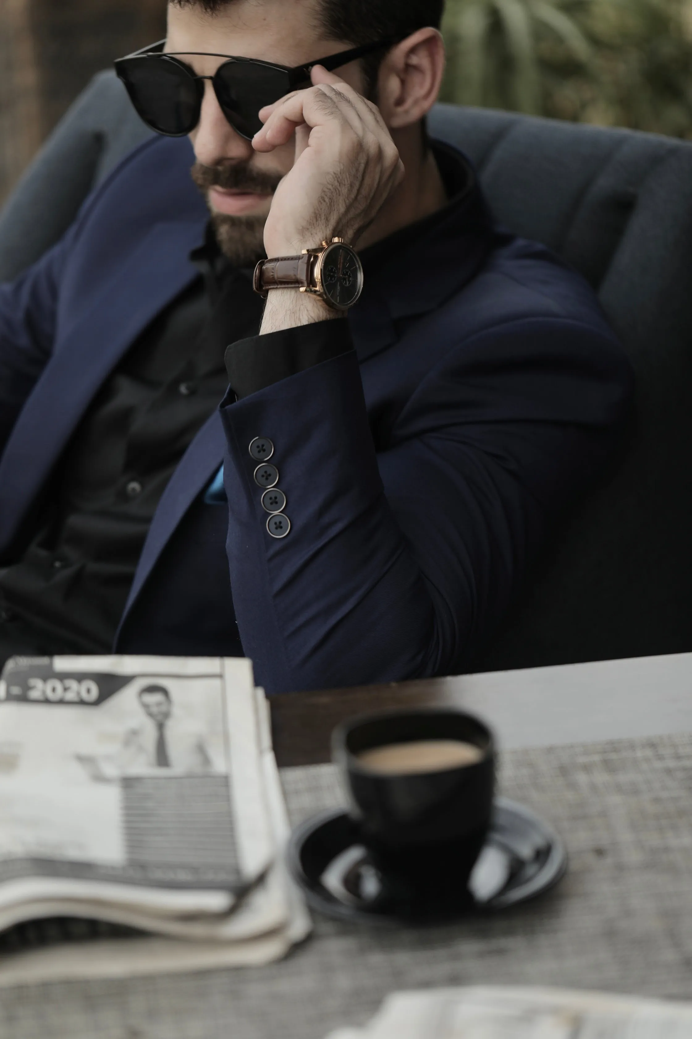 Oxford Blue - Structured Suit