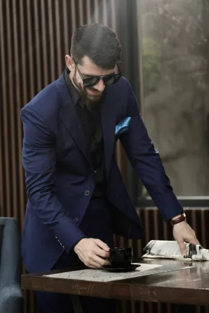 Oxford Blue - Structured Suit