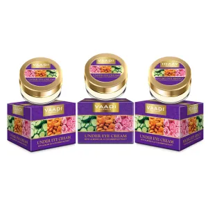 Pack of 3 Under Eye Cream - Almond Oil & Cucumber extract (30 gms x 3)
