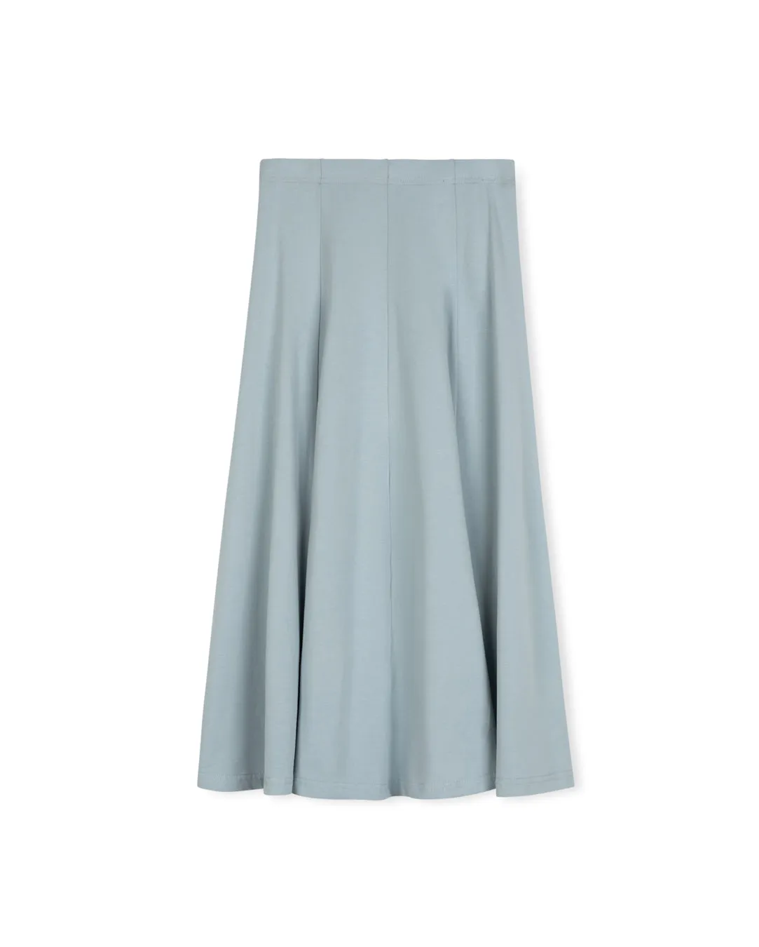Paneled T-shirt Midi Skirt