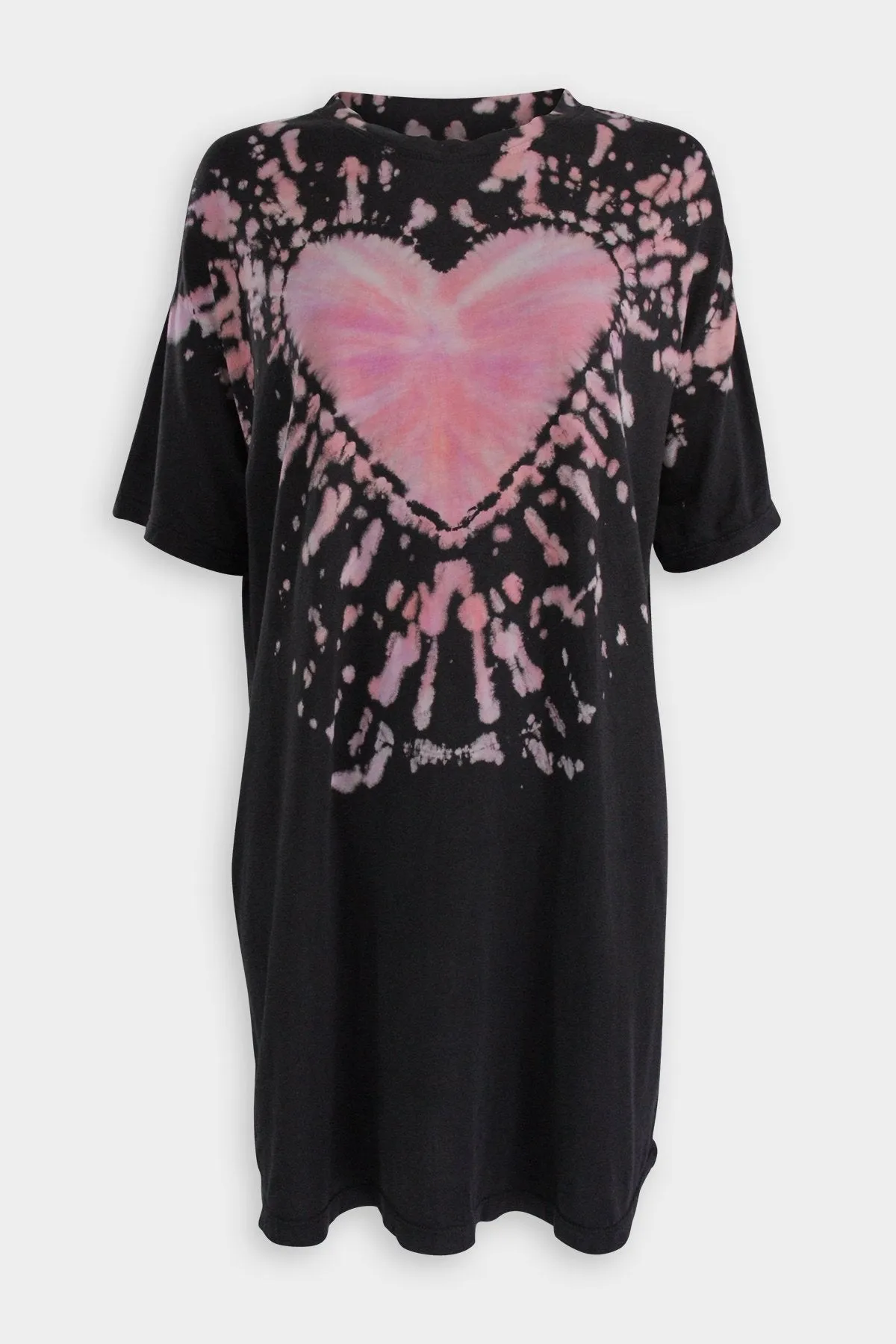 Petal Sparkle Tie Dye T-Shirt Dress