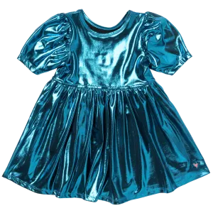 Pink Chicken Girls Lame Laurie Dress - Blue