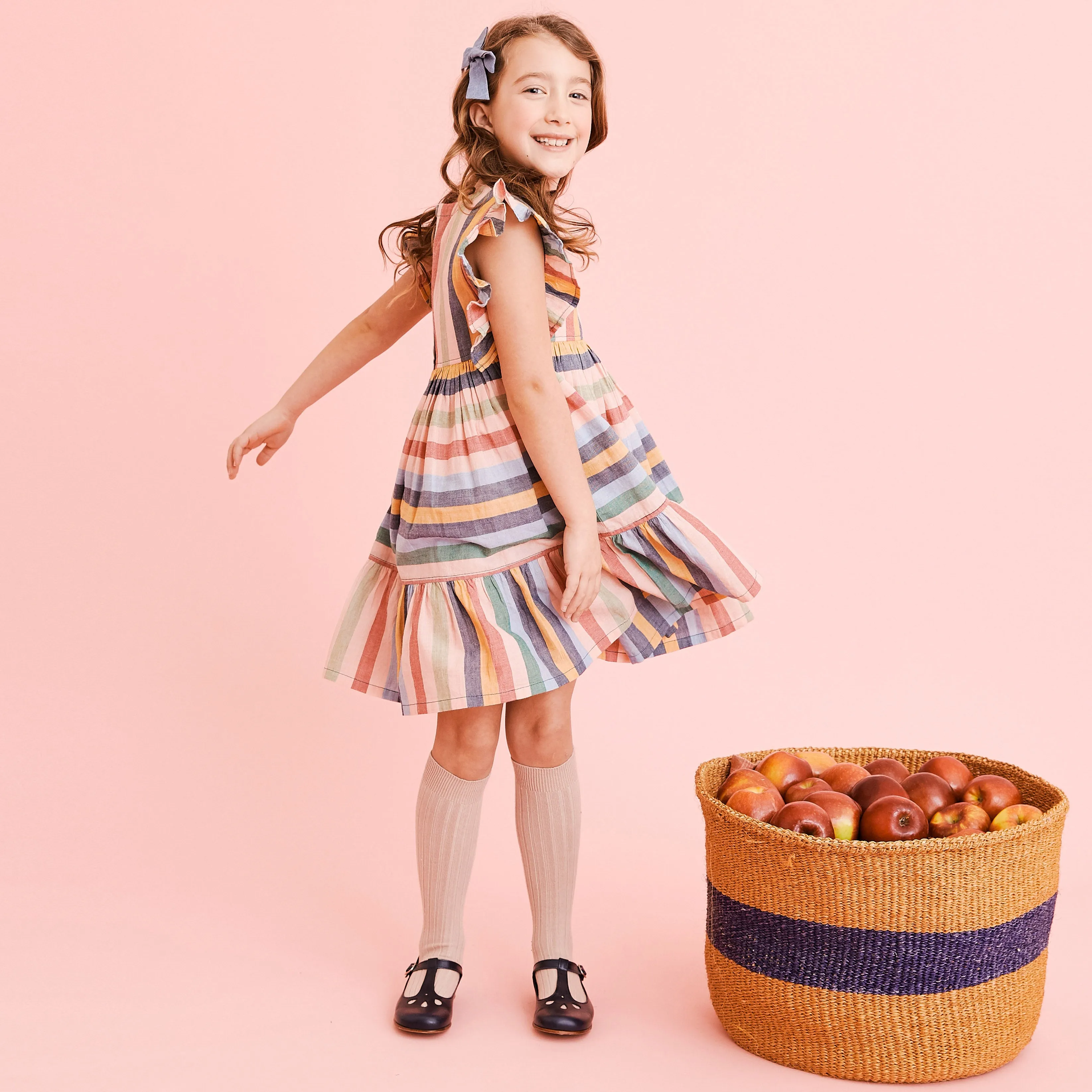 Pink Chicken Multi Stripe Kit Dress