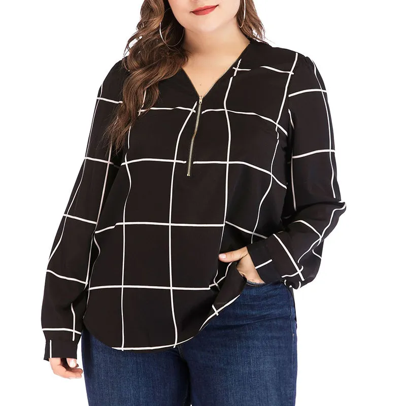 Plus Size Women's Fashion T-shirt