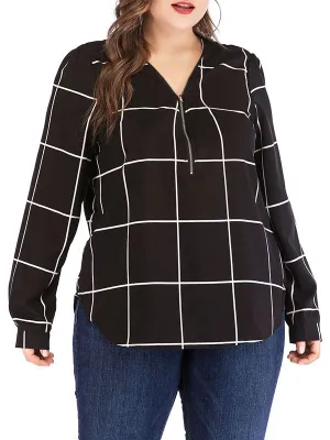 Plus Size Women's Fashion T-shirt