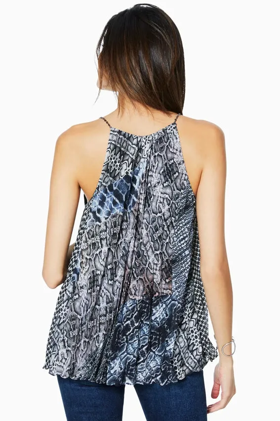 Printed Eliora Top - Snake Combo