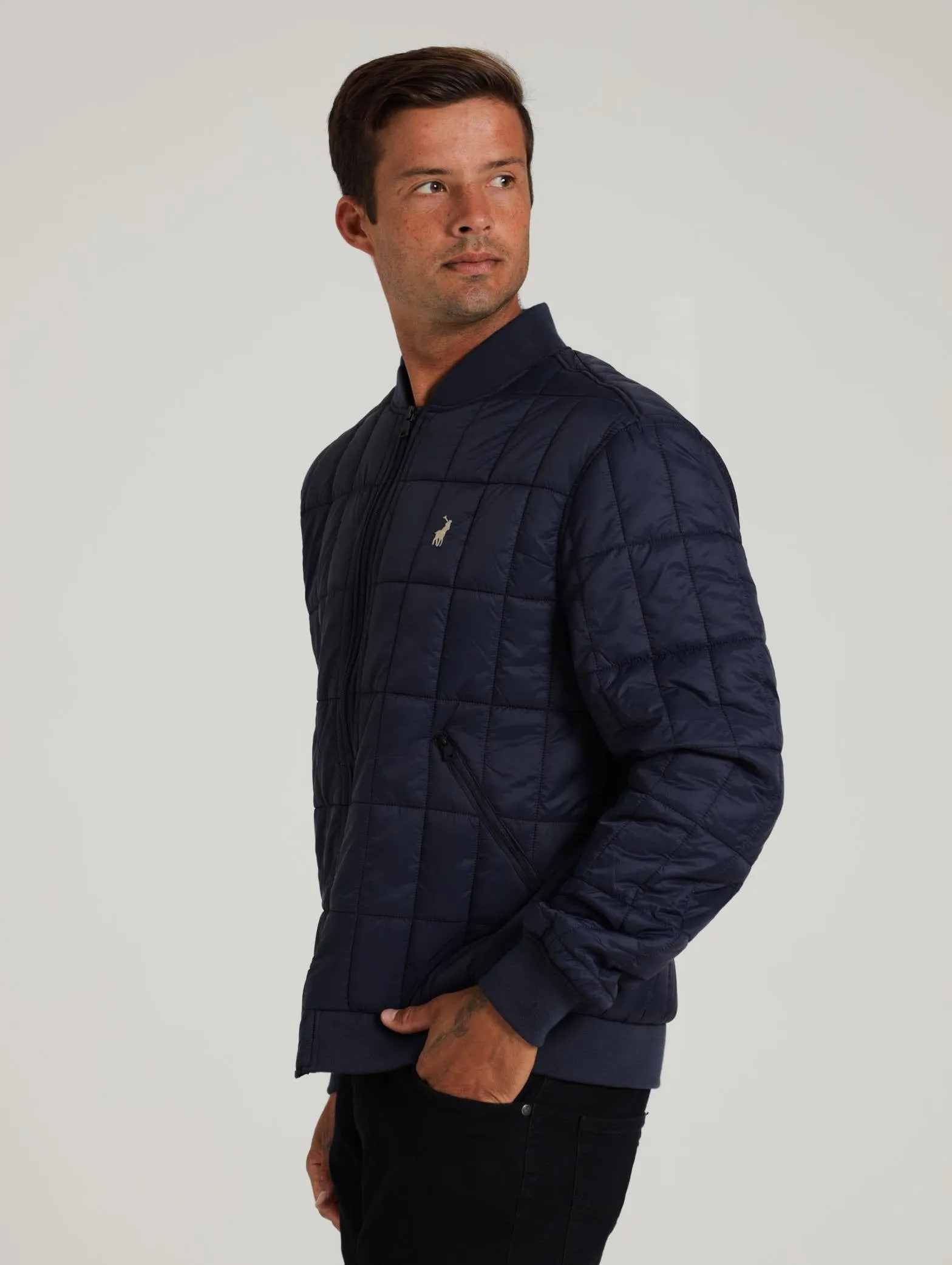 Puffer Jacket - Navy