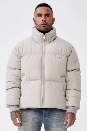 PUFFER JACKET - TAUPE