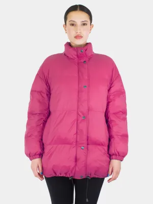 Quilted Puffer Coat - Size 34