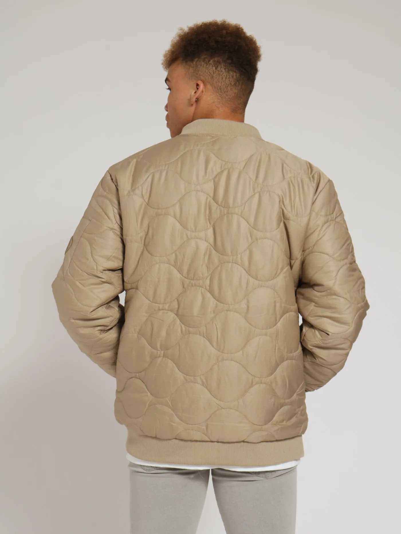Quilted Puffer Jacket - Fatigue
