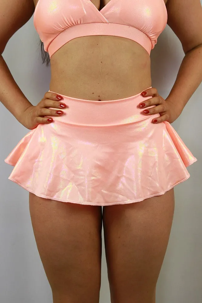 Rarr Mid Waisted Skort - Red Sparkle