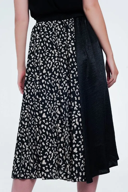 ROMANO MULTI PRINT MIDI SKIRT