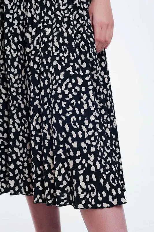 ROMANO MULTI PRINT MIDI SKIRT