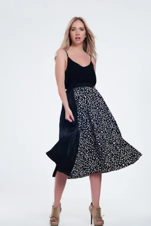 ROMANO MULTI PRINT MIDI SKIRT