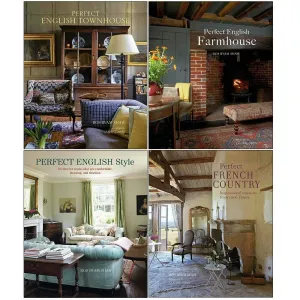 Ros Byam Shaw 4 Books Set Perfect English Townhouse, Farmhouse, Style, French: