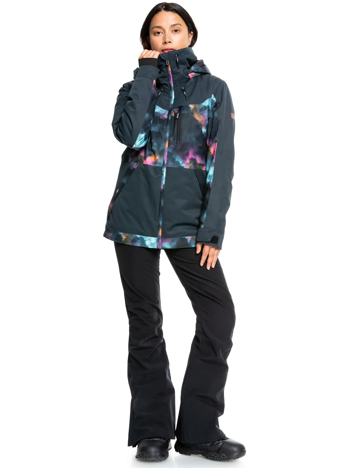 Roxy Presence Parka Womens Jacket Black Pensine
