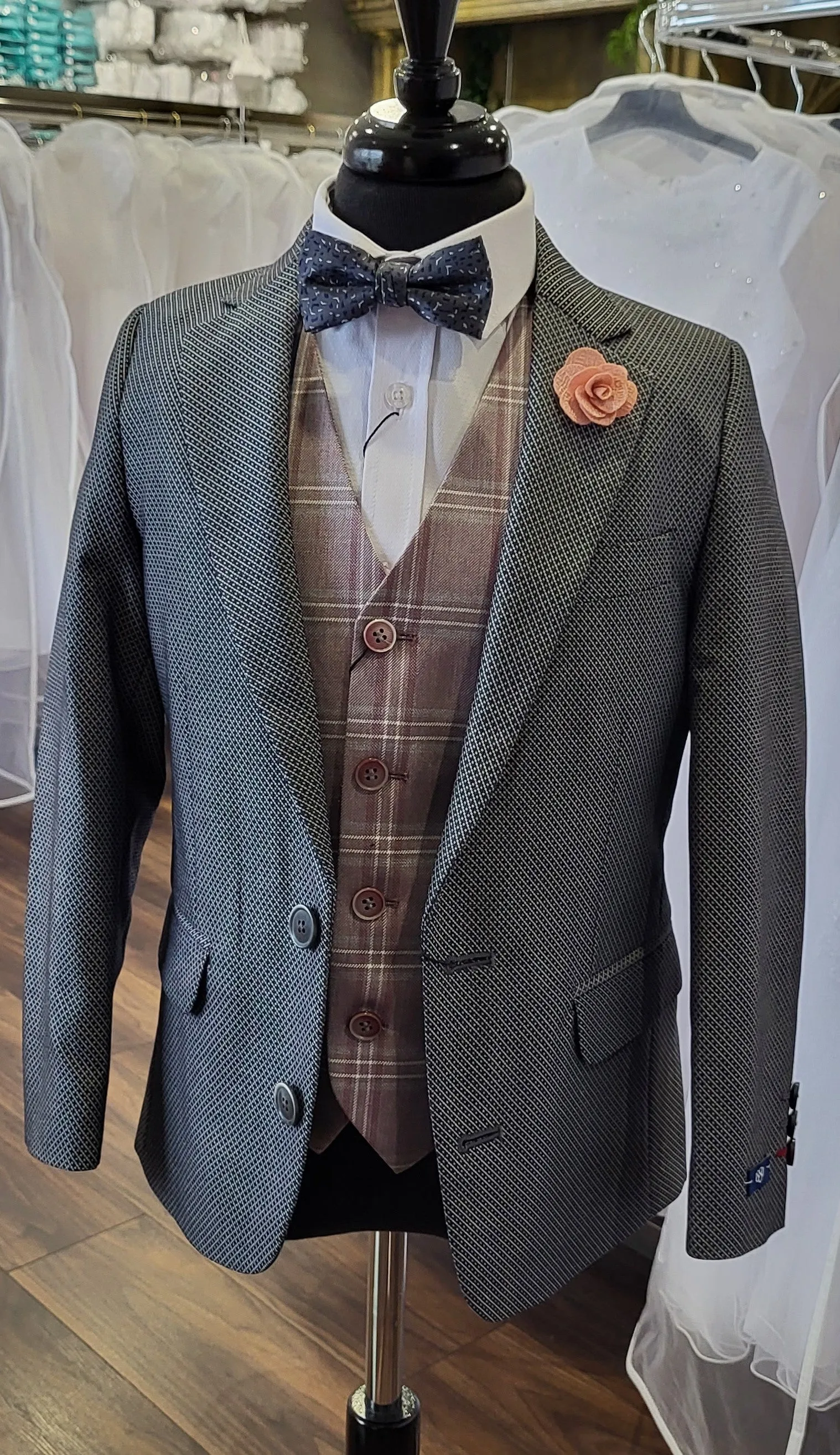 SALE 1880 Club Boys Charcoal Grey Blazer:- 132 15181 08 Age 6, 7, 8, 9 & 11