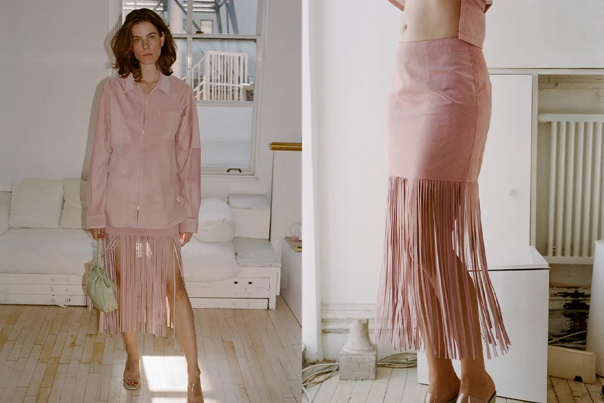 SAMIRA SKIRT, ROSEATE