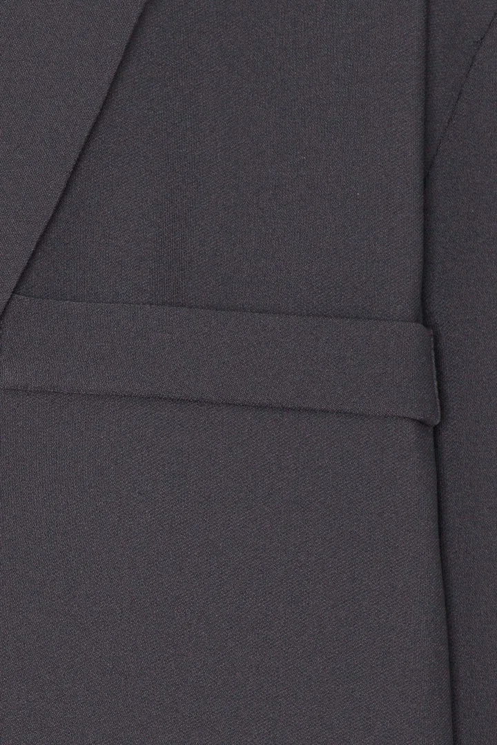 SelmaIC Cropped Blazer - Grå