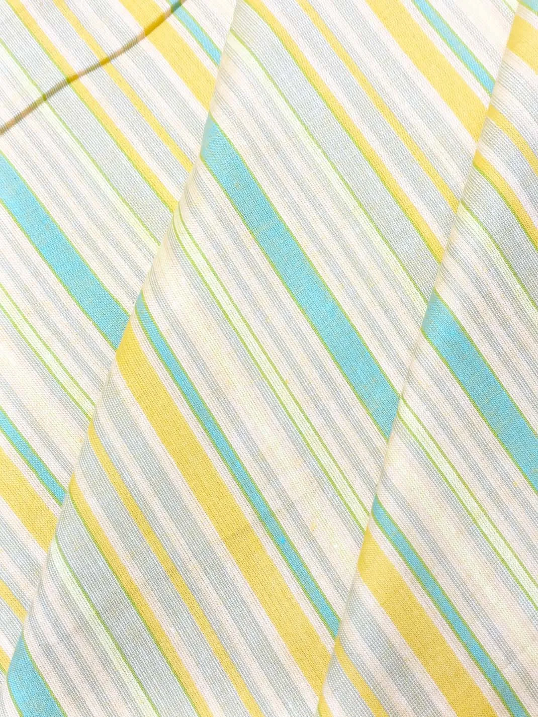 Semi Handloom Pure Cotton Fabric
