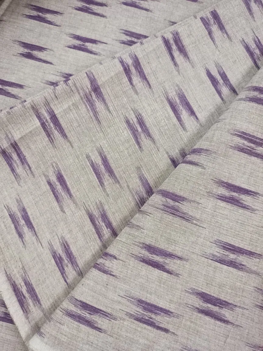 Semi Handloom Pure Cotton Fabric