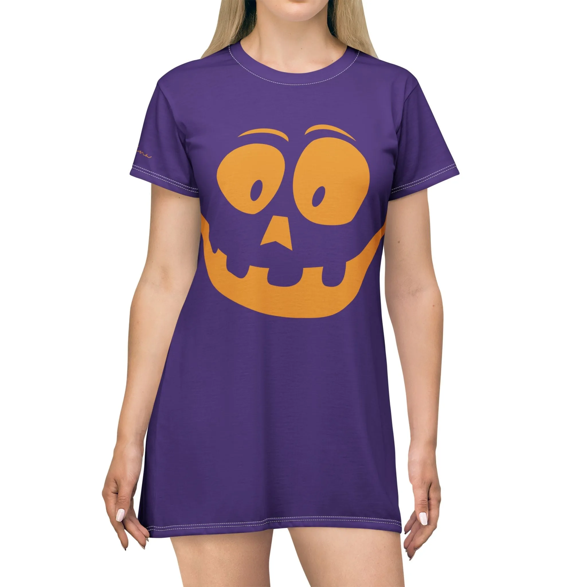 Shirtdress, Purple Crazy Pumpkin