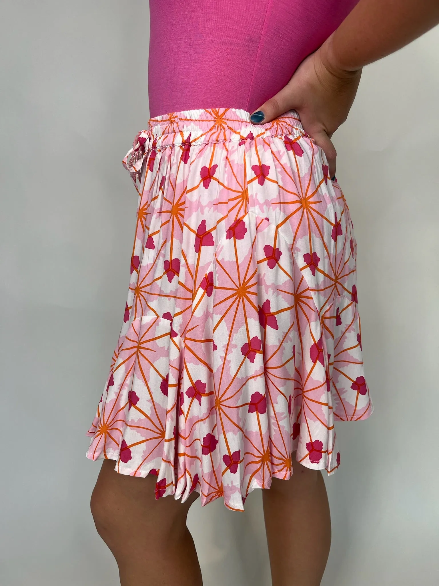 Skemo Spring Mini Skirt Pink