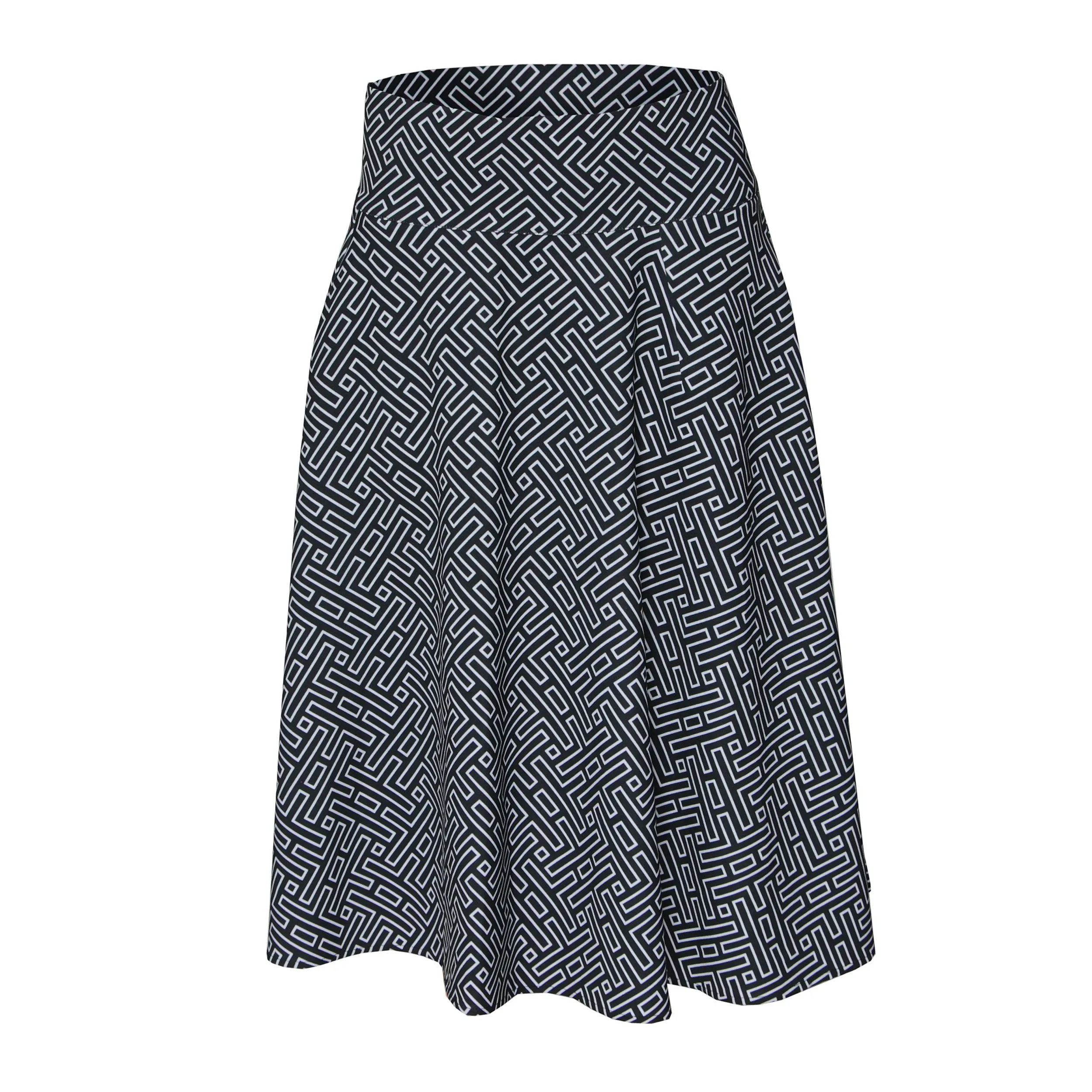 SKIRT 7 WIDE FLOWY MIDI