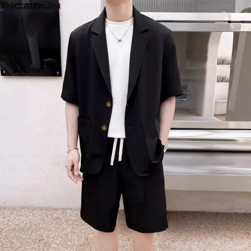 Sommerliches Blazer Shorts Set von FrescoWear