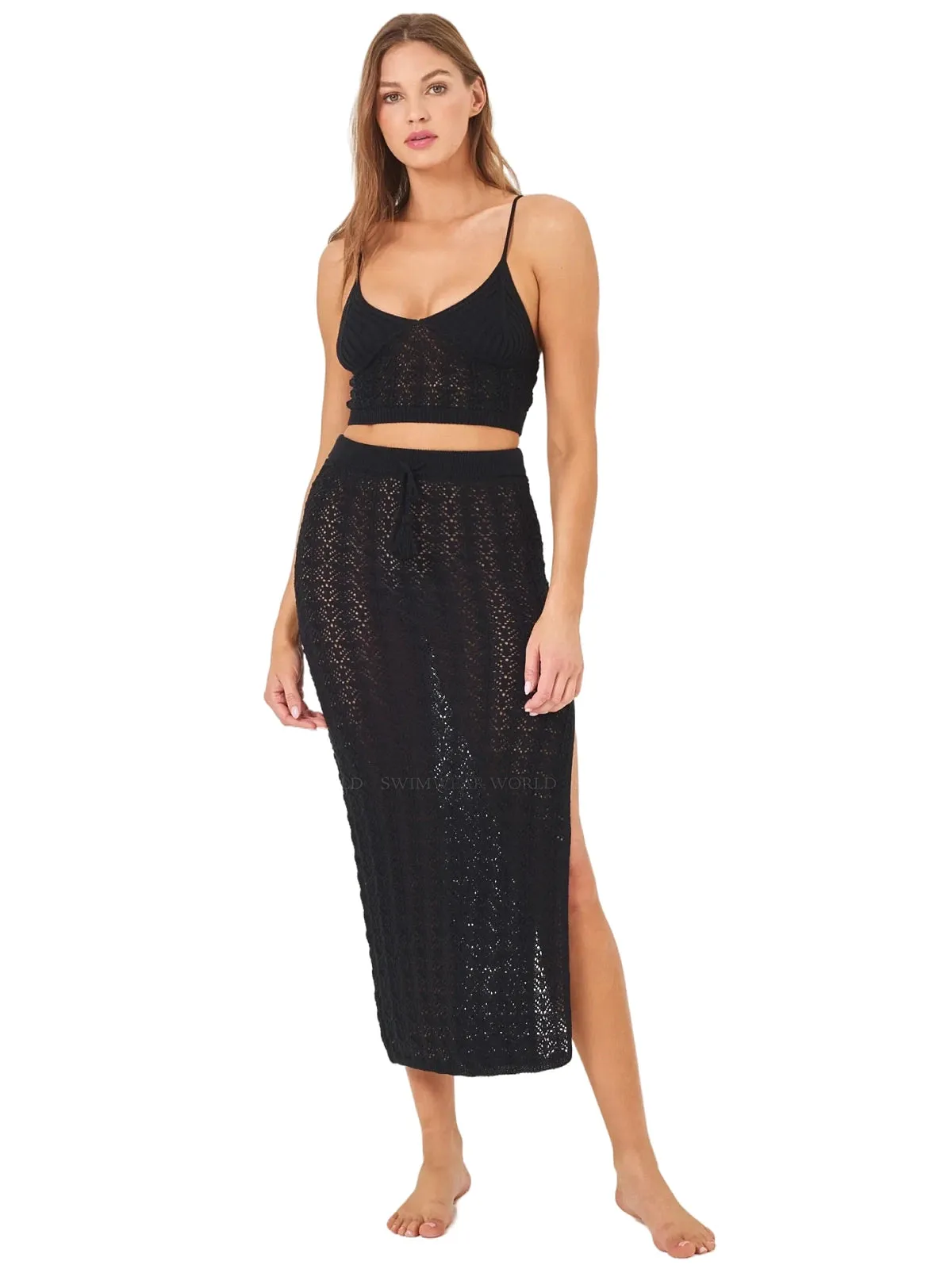 Sweet Talk Crop-Sweet Talk Skirt ::RET