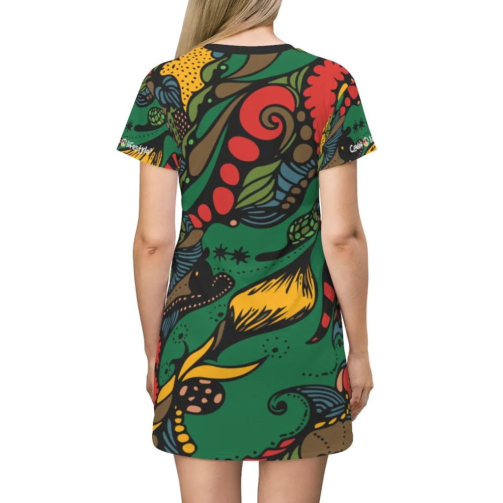 T-Shirt Dress (Multi-Art)