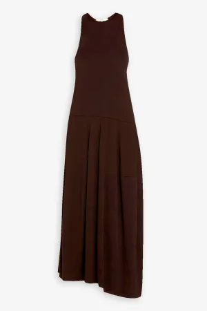 T-Shirt Sleeveless Dress in Brown