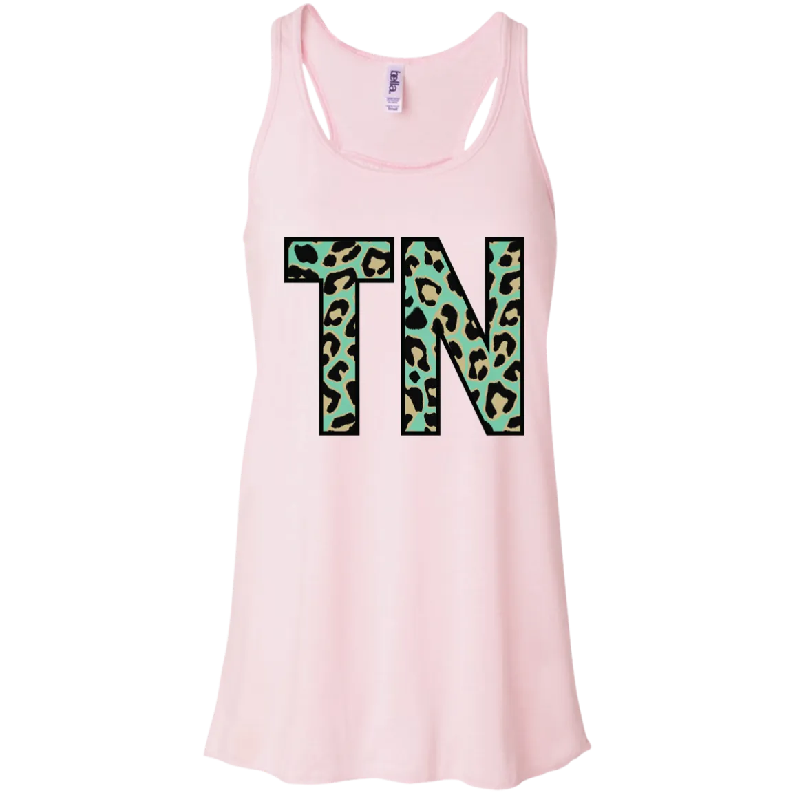 Teal Leopard Tennessee Racerback Tank – Bold Style for Tennessee Fans