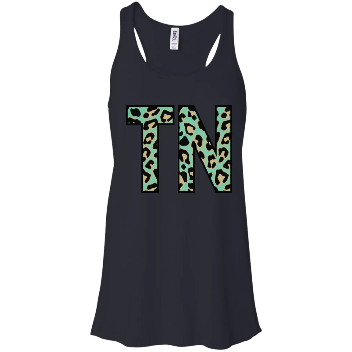 Teal Leopard Tennessee Racerback Tank – Bold Style for Tennessee Fans