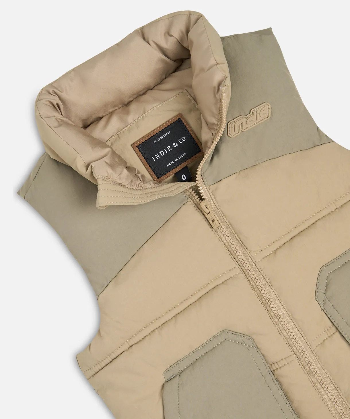 The Burbank Puffer Vest - Laurel