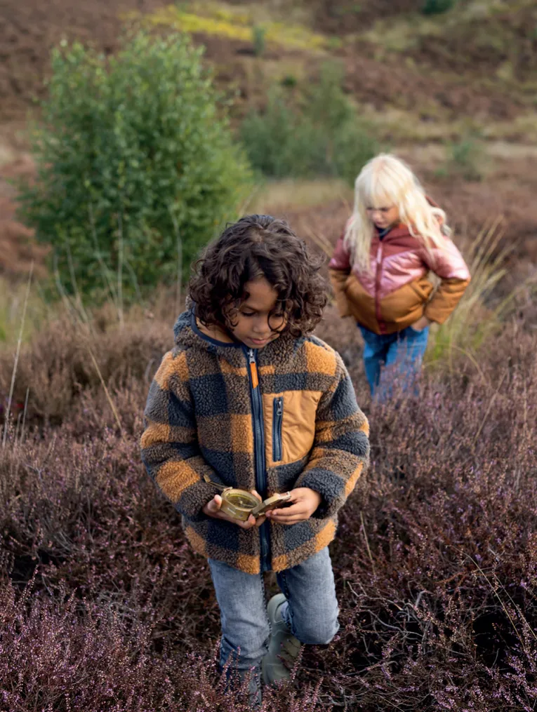 The Ward REVERSIBLE Puffer/Sherpa Jacket - Chipmunk - KIDS