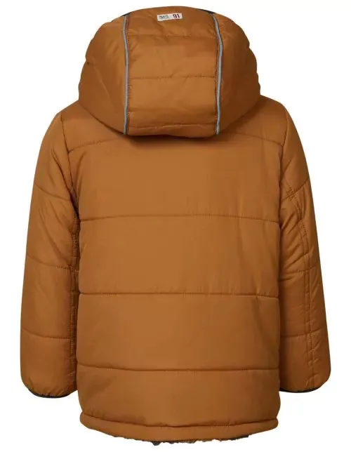 The Ward REVERSIBLE Puffer/Sherpa Jacket - Chipmunk - KIDS