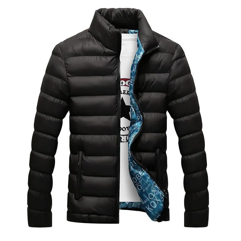 Thick Jacket Men Duck Down Coat Man Parka Overcoat Stand Collar mens Jackets and Coats
