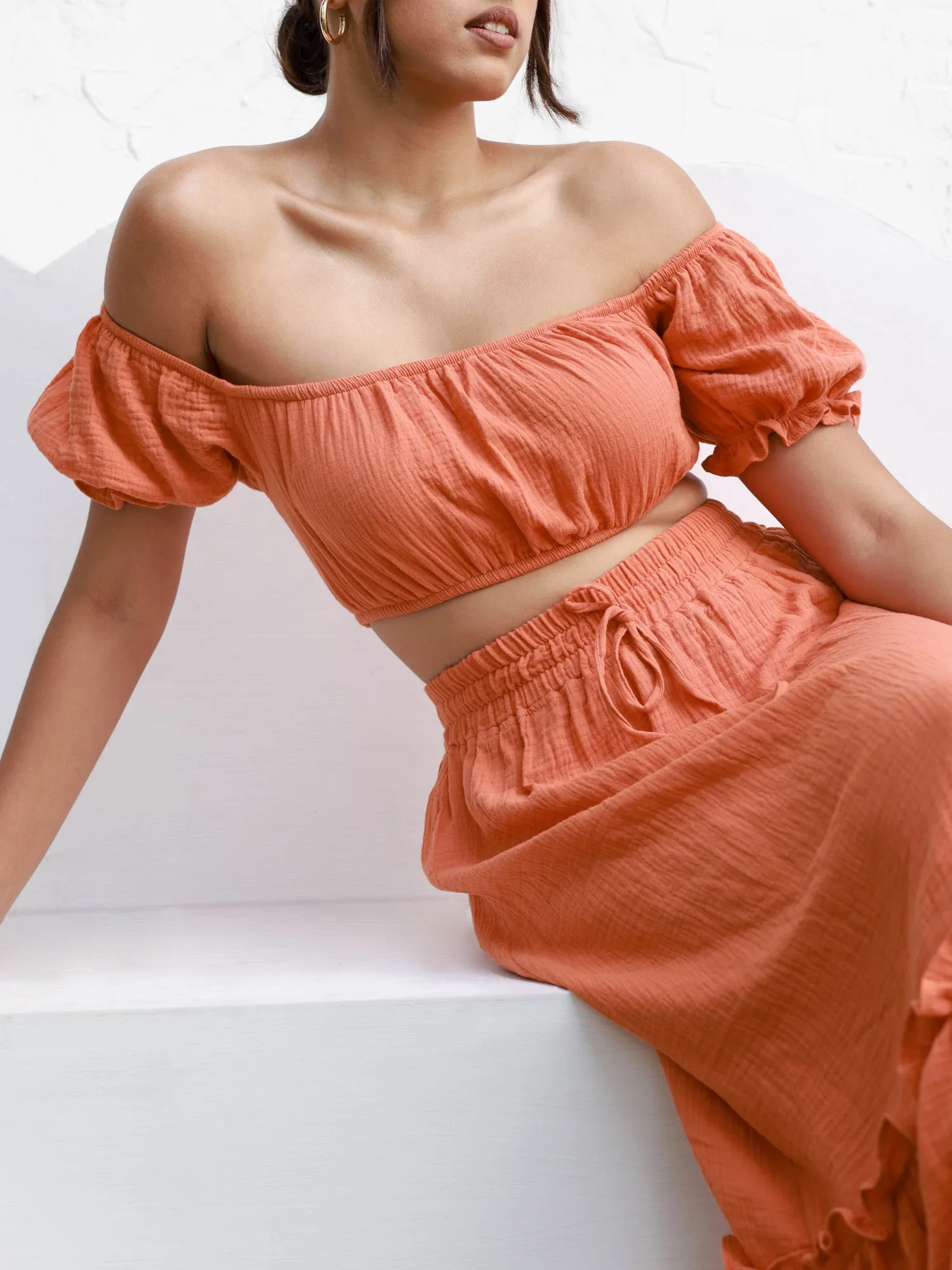 Tiered  Midi  Skirt
